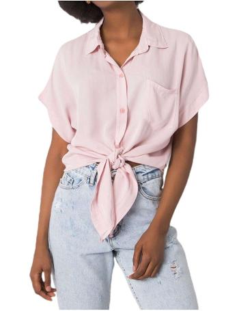 Světle růžová dámská oversize košile vel. ONE SIZE
