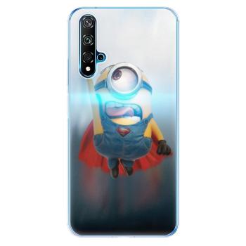 Odolné silikonové pouzdro iSaprio - Mimons Superman 02 - Huawei Nova 5T