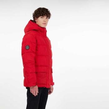 Červená bunda Berg – XL