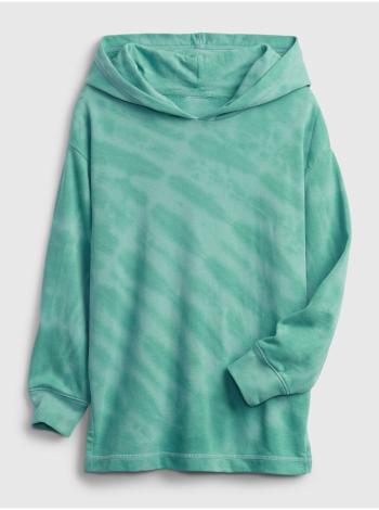 Zelená holčičí mikina ovrsized hoodie