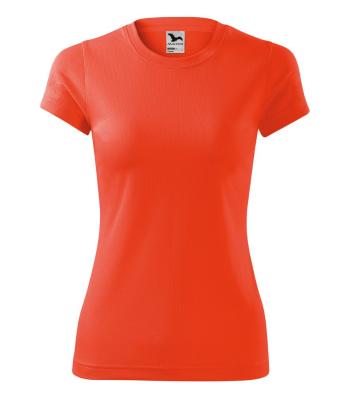 MALFINI Dámské tričko Fantasy - Neonově oranžová | L