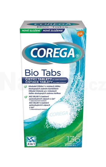 Corega Antibakteriální čisticí tablety 136 ks