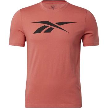 Reebok GS VECTOR TEE Pánské triko, oranžová, velikost XXL