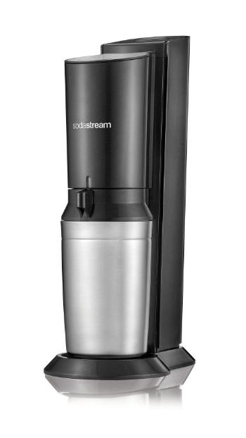 SODASTREAM Crystal Black/Metal výrobník perlivé vody