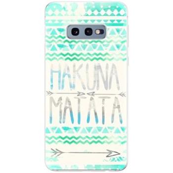 iSaprio Hakuna Matata Green pro Samsung Galaxy S10e (hakug-TPU-gS10e)