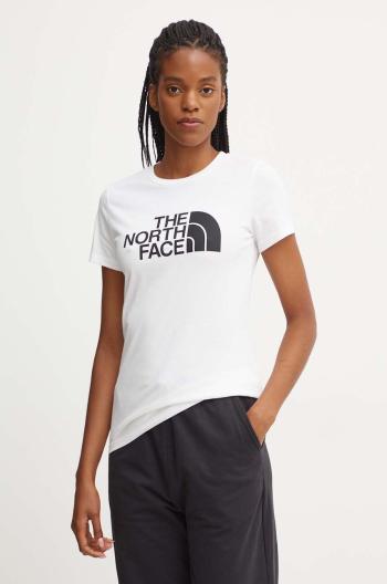 Bavlněné tričko The North Face Easy Tee bílá barva, NF0A8A6DFN41