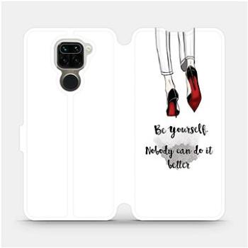 Flipové pouzdro na mobil Xiaomi Redmi Note 9 - M046P Be yourself (5903516287949)