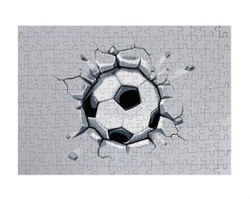 Puzzle A3 130 dílků Fotbalový míč