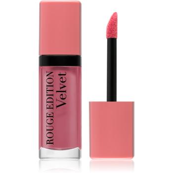 Bourjois Rouge Edition Velvet tekutá rtěnka s matným efektem odstín 10 Don´t Pink Of It! 7.7 ml