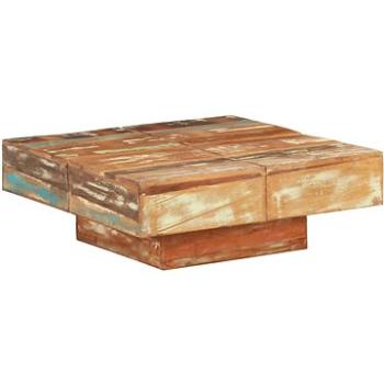 Konferenční stolek 80 × 80 × 28 cm masivní recyklované dřevo (323594)