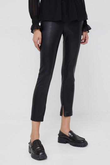 Kalhoty Joop! dámské, černá barva, jednoduché, high waist