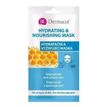 Dermacol Hydrating & Nourishing Mask 15 ml pleťová maska pro ženy na všechny typy pleti; výživa a regenerace pleti; na dehydratovanou pleť
