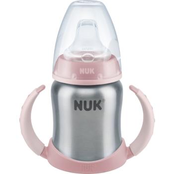 NUK Learner Cup Stainless Steel tréninkový hrnek Rose 125 ml