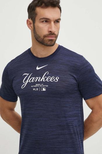 Tričko Nike New York Yankees tmavomodrá barva, s potiskem