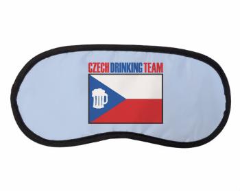 Maska na spaní - škraboška Czech drinking team