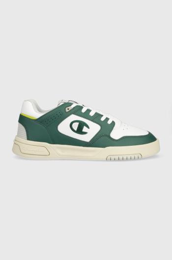 Kožené sneakers boty Champion zelená barva