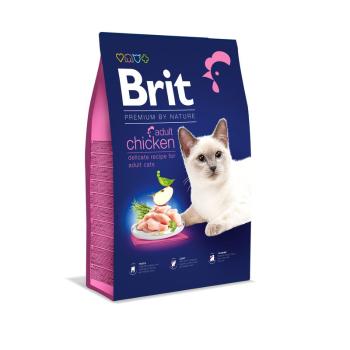 BRIT Premium by Nature Cat  Adult  Chicken - kuře - 8kg