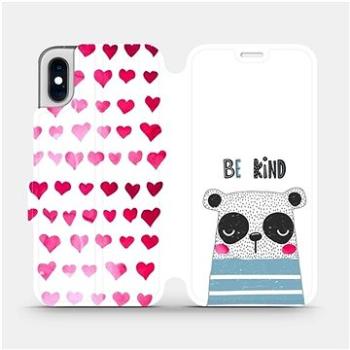 Flipové pouzdro na mobil Apple iPhone XS - MH05S Be kind (5903226737680)