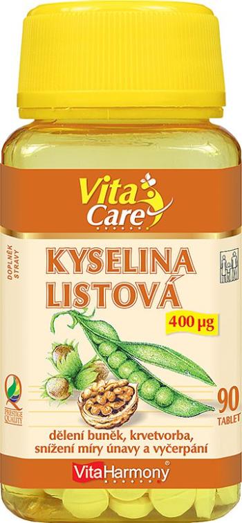 VitaHarmony Kyselina listová 400 μg 90 tablet