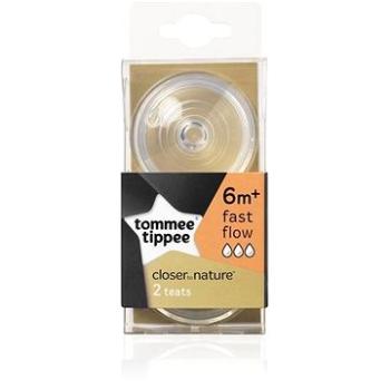 Tommee Tippee Náhradní savičky C2N rychlý průtok 6 m+, 2 ks (5010415211248)