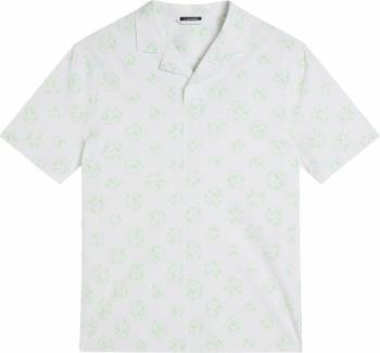 J.Lindeberg Resort Regular Fit Shirt Print White Sphere Dot L Polo košile