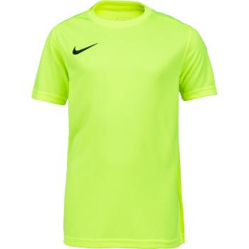 Nike DRI-FIT PARK 7 Dětský fotbalový dres, reflexní neon, velikost