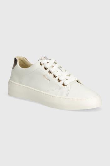 Kožené sneakers boty Gant Lawill bílá barva, 28531505.G231