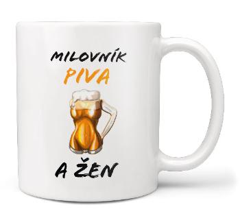 Hrnek Milovník piva a žen (Náplň hrníčku: Žádná)