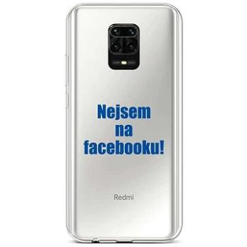 TopQ Xiaomi Redmi Note 9 Pro silikon Nejsem na Facebooku 51397 (Sun-51397)