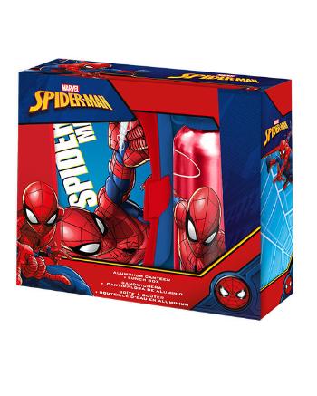Euroswan Set box na svačinu + láhev - Spiderman Marvel