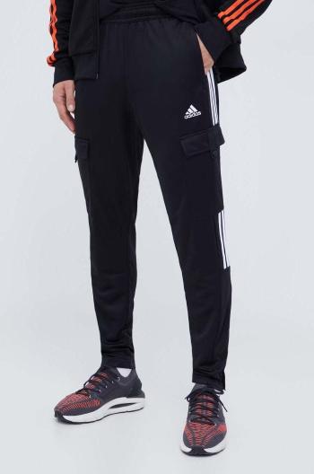 Tepláky adidas černá barva, s aplikací, IA3067