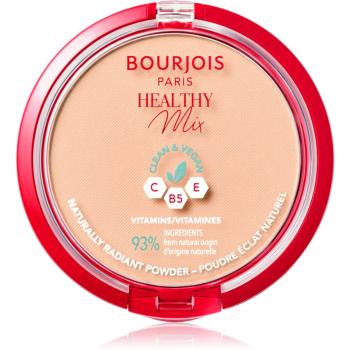 Bourjois Healthy Mix matující pudr pro zářivý vzhled pleti odstín 02 Vanilla 10 g