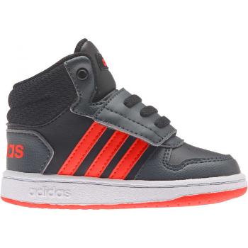 adidas HOOPS MID 2.0 I Dětské tenisky, tmavě šedá, velikost 21