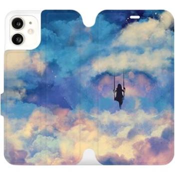 Flipové pouzdro na mobil Apple iPhone 11 - MR09S Dívka na houpačce v oblacích (5903226976102)