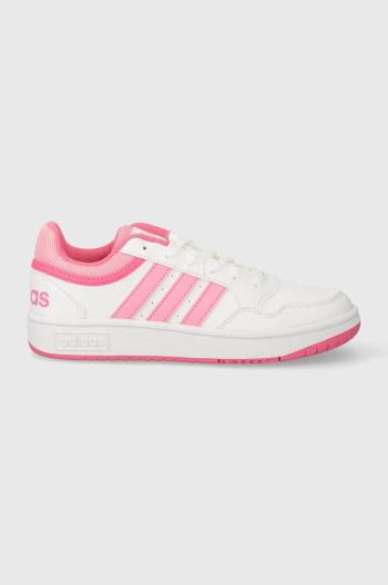 Dětské sneakers boty adidas Originals HOOPS 3.0 K růžová barva