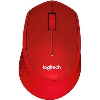 Logitech Wireless Mouse M330 Silent Plus, červená (910-004911)