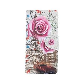 TopQ iPhone SE 2020 knížkové Rozkvetlá Paříž 54677 (Sun-54677)