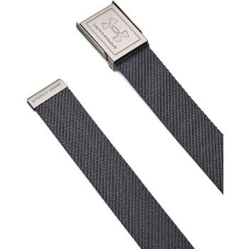 Under Armour WEBBING BELT Pánský pásek, tmavě šedá, velikost