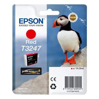 EPSON T3247 (C13T32474010) - originální cartridge, červená, 14ml