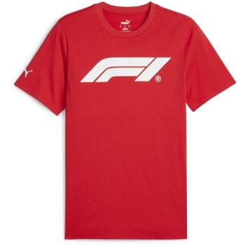 Puma F1 ESSENTIALS LOGO TEE Pánské triko, červená, velikost