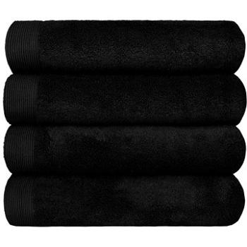 SCANquilt ručník MODAL SOFT černá (34521)