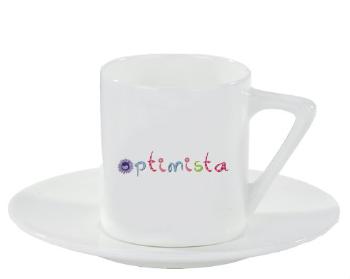 Espresso hrnek s podšálkem 100ml Optimista