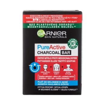 Garnier Skin Naturals PureActive Charcoal Bar 100 g čisticí mýdlo unisex na mastnou pleť; na problematickou pleť s akné