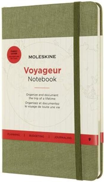 Moleskine Zápisník Voyageur zelený