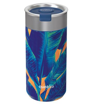 Termohrnek se sítkem Boost, 400 ml, Quokka, blue jungle