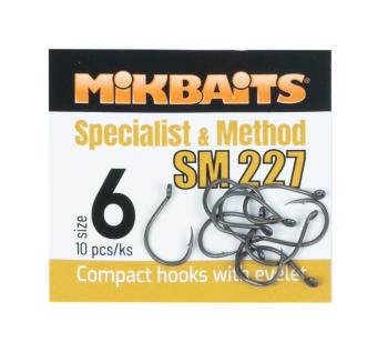 Mikbaits háčky specialits & method sm 227 hook 10 ks - 6