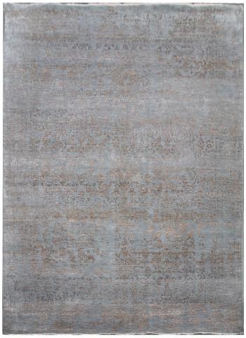 Diamond Carpets koberce Ručně vázaný kusový koberec Diamond DC-JK 1 Silver/mouse - 275x365 cm Šedá