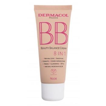 Dermacol BB Beauty Balance Cream 8 IN 1 SPF15 30 ml bb krém pro ženy 2 Nude na všechny typy pleti; proti vráskám; na dehydratovanou pleť