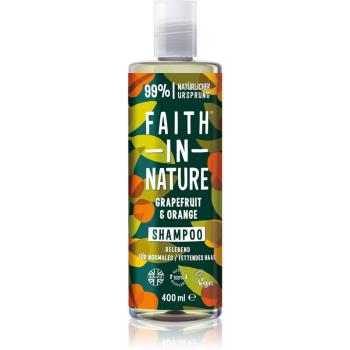 Faith In Nature Grapefruit & Orange přírodní šampon pro normální až mastné vlasy 400 ml