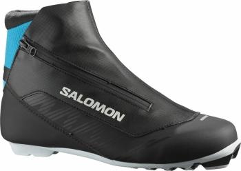 Salomon RC8 Prolink Black/Process Blue 10,5 Běžecké lyžařské boty